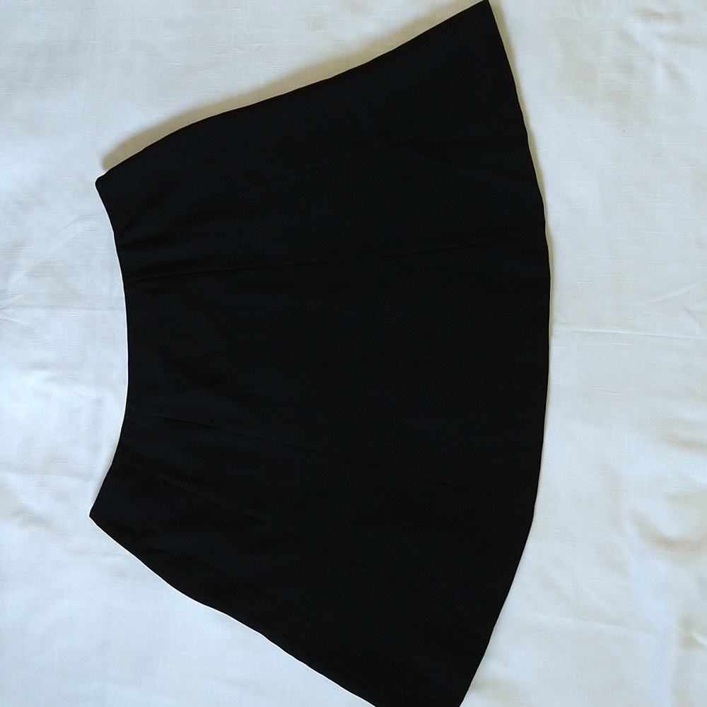 Calvin Klein Black A-line Skirt